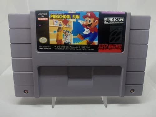 Mario's Early Years: Preschool Fun (Super Nintendo Entertainment System, SNES)