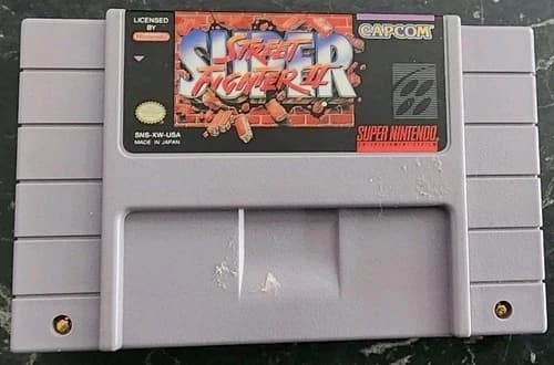 Super Street Fighter 2 SNES Cartridge TESTED & WORKING