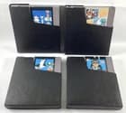 4 Nintendo NES Games With Sleeves Hogans Alley. Duck Hunt Super Mario Bros &