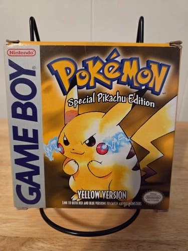 DRY BATTERY - Pokémon Yellow Version Special Pikachu Edition Gameboy - CIB