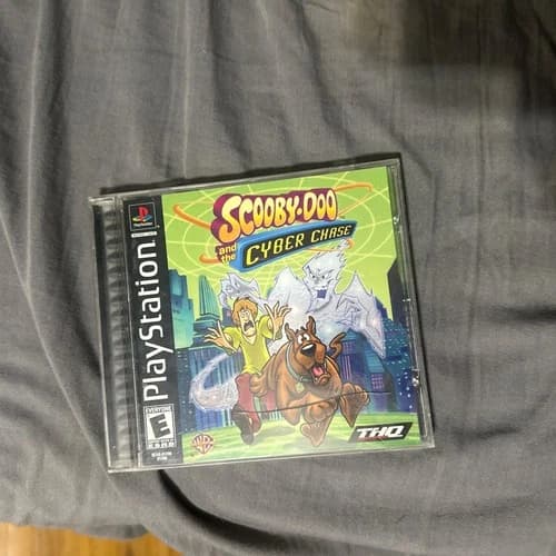 Scooby-Doo and the Cyber Chase (Sony PlayStation 1, 2001) PS1 Black Label CIB
