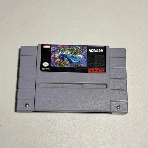Teenage Mutant Ninja Turtles IV: Turtles in Time (Nintendo SNES, 1992) Cart Only