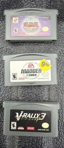 V Rally 3 Gameboy Advance GBA Tested & Working Game Only Authentic
