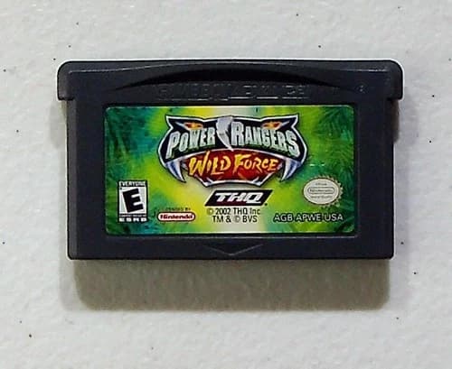 Power Rangers Wild Force Game Boy Advance GBA Video Game Action