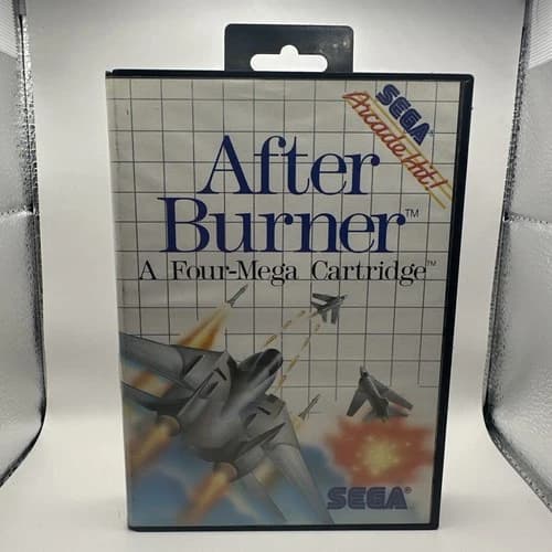 After Burner Sega Master System COMPLETE CIB Box manual game