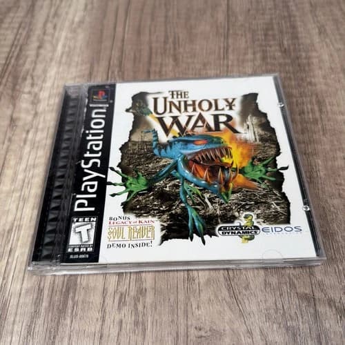 The Unholy War PlayStation 1 PS1 Complete in Box