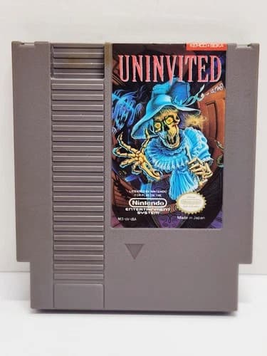 Uninvited Nintendo NES Authentic Tested Working
