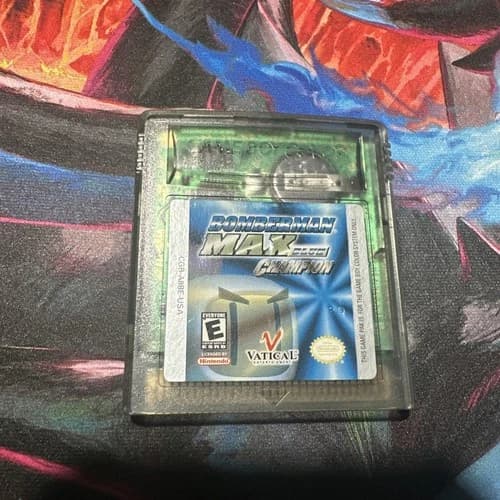 Bomberman MAX Blue Champion GBC (Nintendo Game Boy Color, 2000) Authentic