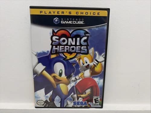 Nintendo GameCube- SEGA- Sonic Heroes- Complete w/ Manual- Players Choice- 2004