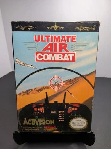 1992 Nintendo ULTIMATE AIR COMBAT, NES-3Z-USA, Activision, Tested, Complete!