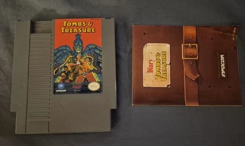 Tombs and Treasure (NES)Works Authentic🔥Nice!