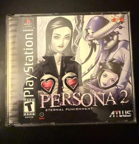 Persona 2: Eternal Punishment PS1 (PlayStation) Complete CIB W/ Reg Card Tested
