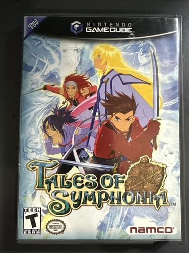Tales of Symphonia GameCube Complete Black Label 2004 ✨RPG✨ Namco 2 Disc Manual