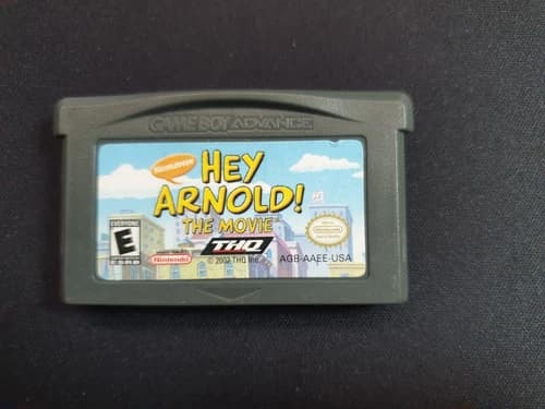 Hey Arnold The Movie (Nintendo Game Boy Advance, 2002) Cartridge Only - Tested
