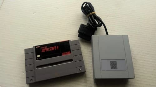 Vintage Super Scope 6 Super Nintendo 1991 Video Game Cartridge SNES Receiver