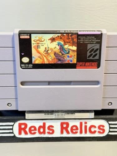 Ys III: Wanderers From Ys (Super Nintendo SNES) Excellent Condition - Authentic