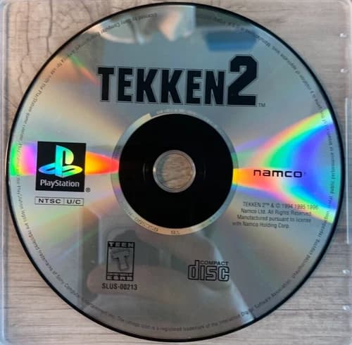 Tekken 2 (Sony PlayStation 1, 1996): GAME DISC ONLY: PS1, Fighting, Fighter