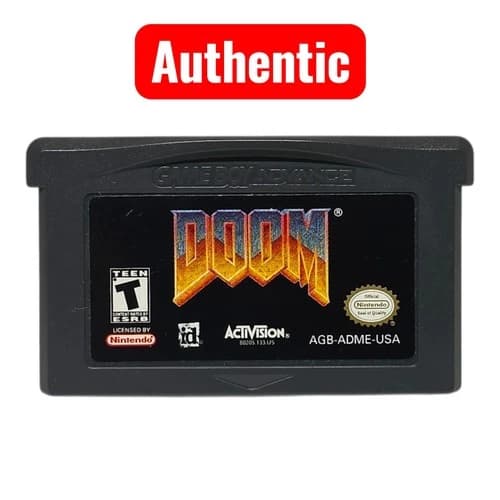 Doom (Nintendo Game Boy Advance, 2001) Authentic Tested K5