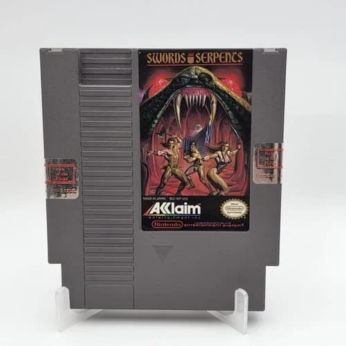 Swords and Serpents Nintendo Entertainment System, 1990 NES - Tested