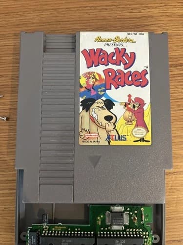 Wacky Races (Nintendo NES, 1992) Authentic