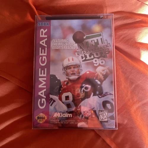 NFL Quarterback Club 96 (Sega Game Gear, 1995) New Other Plastic Tear Bottom