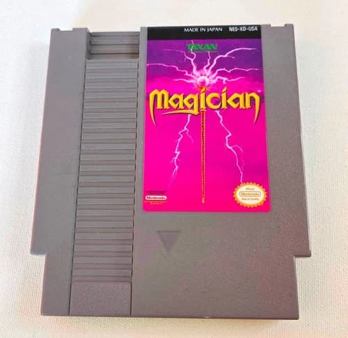 Magician For Nintendo NES - Very Clean, Excellent Labels - NEEDS BATTERY! READ!