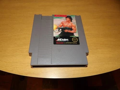 Rambo (Nintendo Entertainment System, NES, 1988) ~ TESTED & WORKS!!