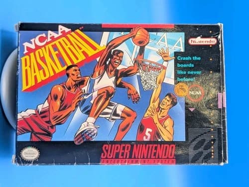 NCAA Basketball (Super Nintendo Entertainment System SNES, 1992) Tested & Works!