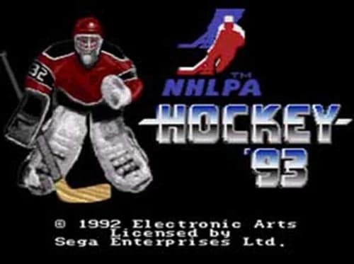 Nhlpa Hockey '93 - Sega Genesis Game