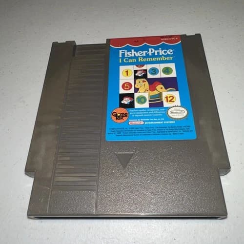 Fisher Price I Can Remember (Nintendo NES, 1990) Authentic - TESTED & Working !
