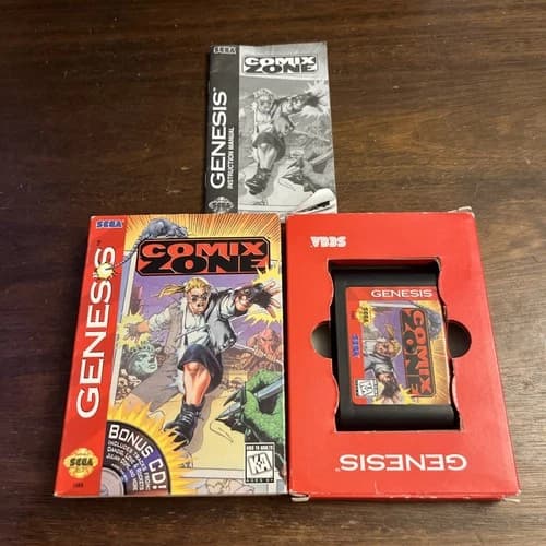 Comix Zone (Sega Genesis) Complete - Tested - Authentic