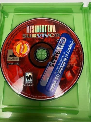 Sony PlayStation 1 PS1 Disc Only Tested Resident Evil : Survivor