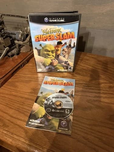 Shrek SuperSlam GameCube Complete CIB Tested