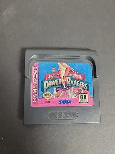 Mighty Morphin Power Rangers Sega Game Gear Authentic Tested & Cleaned Cart Only