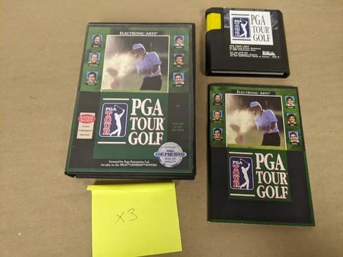 PGA Tour Golf Sega Genesis Complete in Box