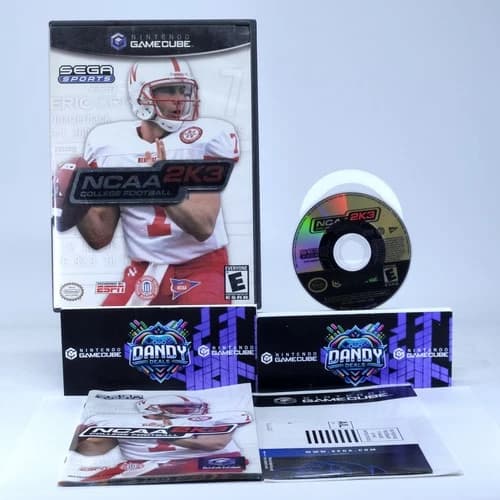 NCAA College Football 2K3 GC CIB W/ Manual - GameCube