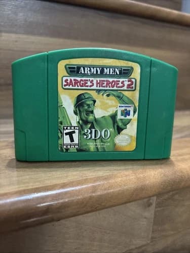 Army Men: Sarge's Heroes 2 Nintendo 64 N64 - Cartridge Only - Green