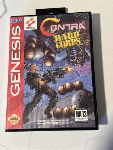 Contra Hard Corps Sega Genesis 1993 CIB
