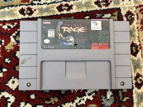 Primal Rage (Super Nintendo, 1995) SNES Cart - AUTHENTIC: Tested & Working
