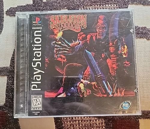 Skeleton Warriors (Sony PlayStation 1, 1996) Game CIB With Registration Card