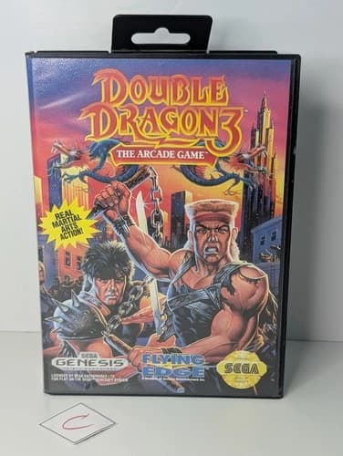 Double Dragon 3 (Sega Genesis) CIB Complete in Box w/ Manual
