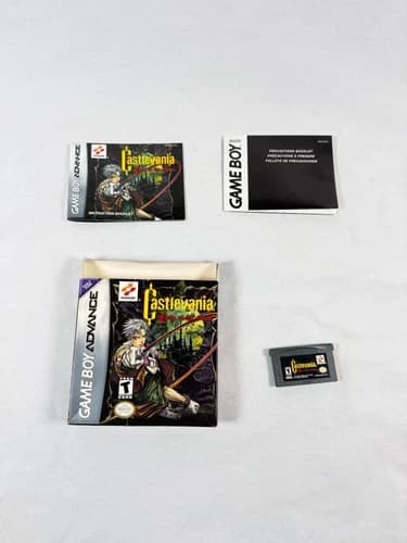 Castlevania: Circle of the Moon (Nintendo Game Boy Advance, 2001)Box Manual Game