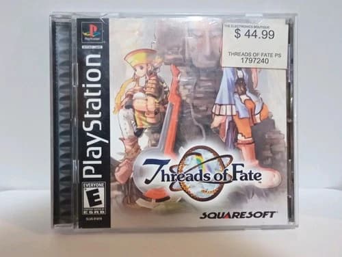 Threads of Fate (Sony PlayStation 1 PS1, 2000) Rated E Squaresoft RPG