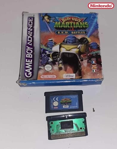 BUTT UGLY MARTIANS B.K.M BATTLES Nintendo Gameboy Advance Game Rare