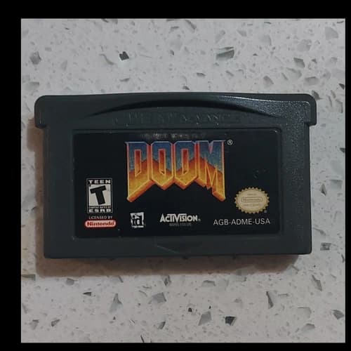 Doom Nintendo Game Boy Advance Activision T Rated NTSC-U/C Doom Series