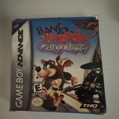 Banjo Kazooie Grunty's Revenge (Gameboy Advance GBA) Complete CIB Authentic