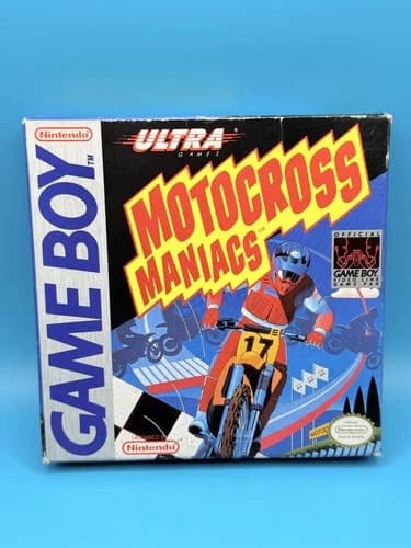 Motocross Maniacs (Nintendo Game Boy, 1990) – Complete in Box (CIB) | Charity