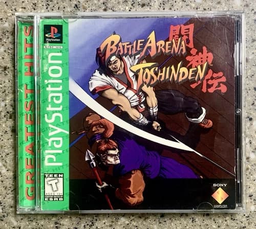 Battle Arena Toshinden (Sony PlayStation 1, 1995) PS1 Greatest Hits Complete