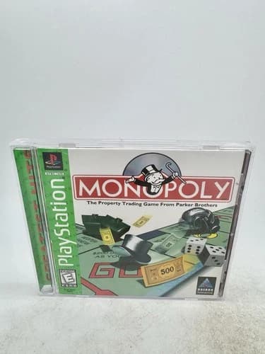 Sony PlayStation 1 PS1 CIB COMPLETE TESTED Monopoly 1997 GH