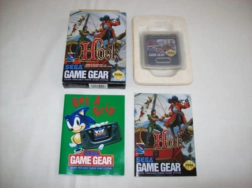 Sega Game Gear Hook CIB Box Tray Manual Original Authentic 1992 VG US Version